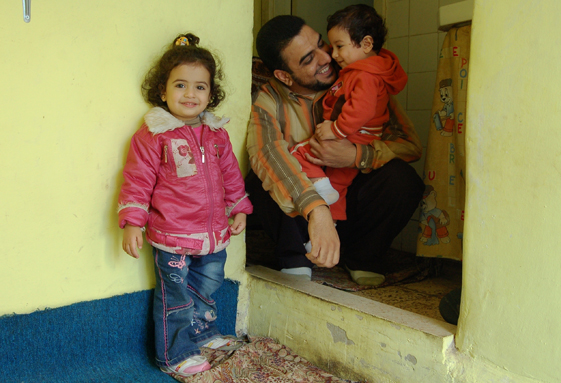 Irqi refugee familiy in Jordan Melissa Winkler IRC